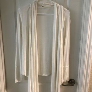 White cardigan